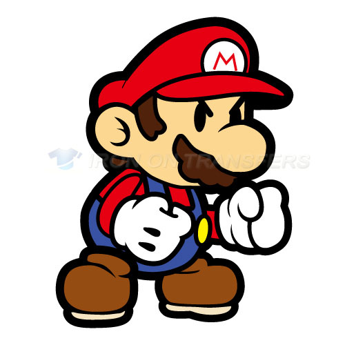 Mario Iron-on Stickers (Heat Transfers)NO.1355
